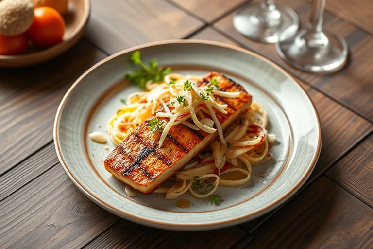 Grillkylling med maisbrød og eddikslaw