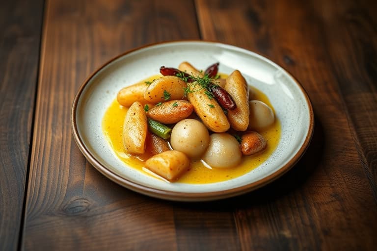 Saint Andre og Fingerling-potetpaiere