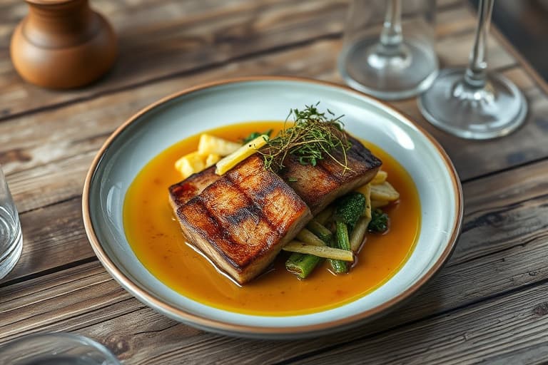 Stekt kylling med lønnesirup-soya glasur