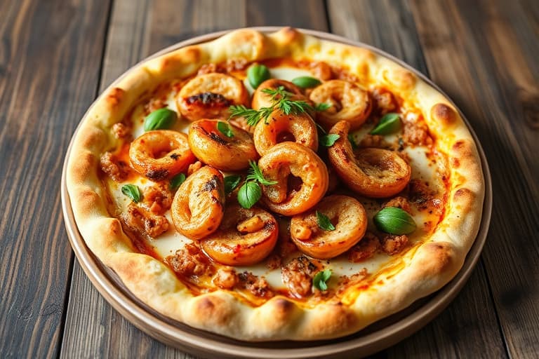 Asparges-, fingerling- og geitostpizza