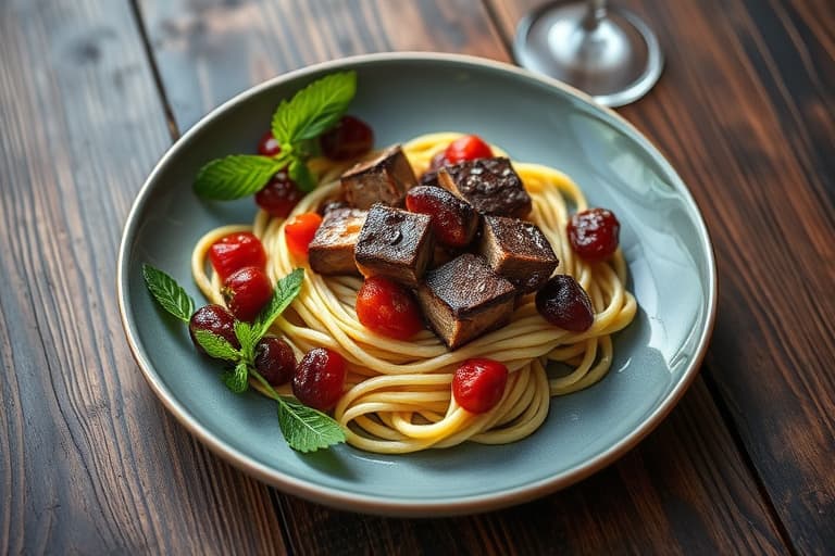 Dobbel sjokoladetærte med svart pepper-is