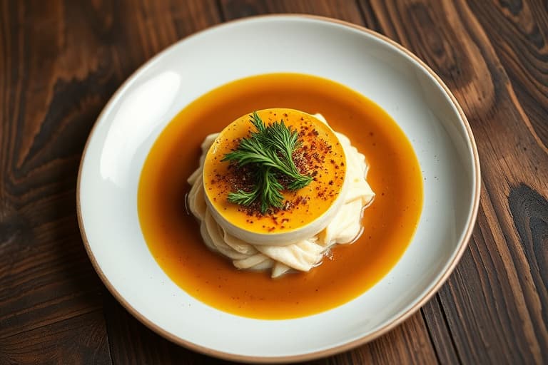 Mynt- og trøffeliskremterrine med mynte- og sjokoladesaus