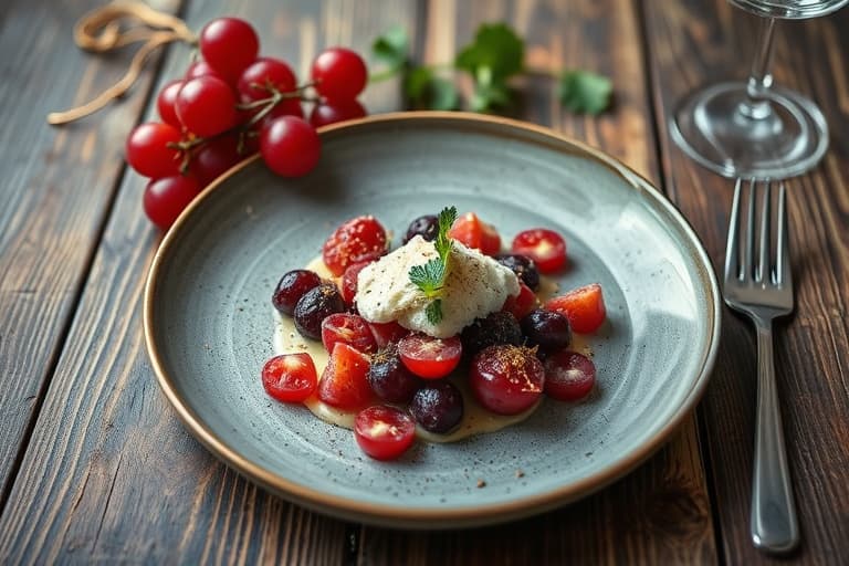 Rosa grapefrukt med cassis