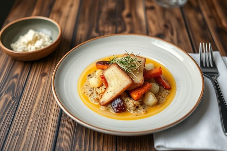 Artisjokk, pølse og parmesanostfyll