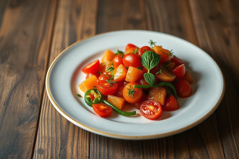 Grønn tomat- og rødløksrelish