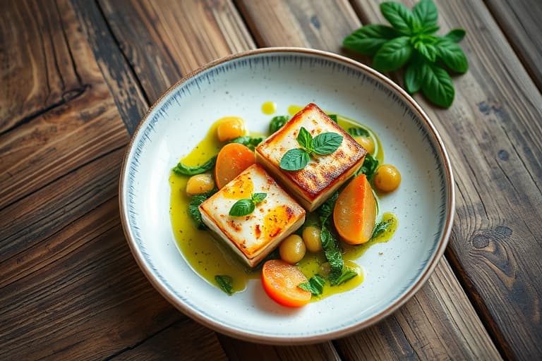 Grillet hummer og poteter med basilikumvinaigrette