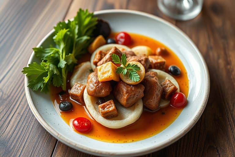 Krydret sjalottløk og svisker