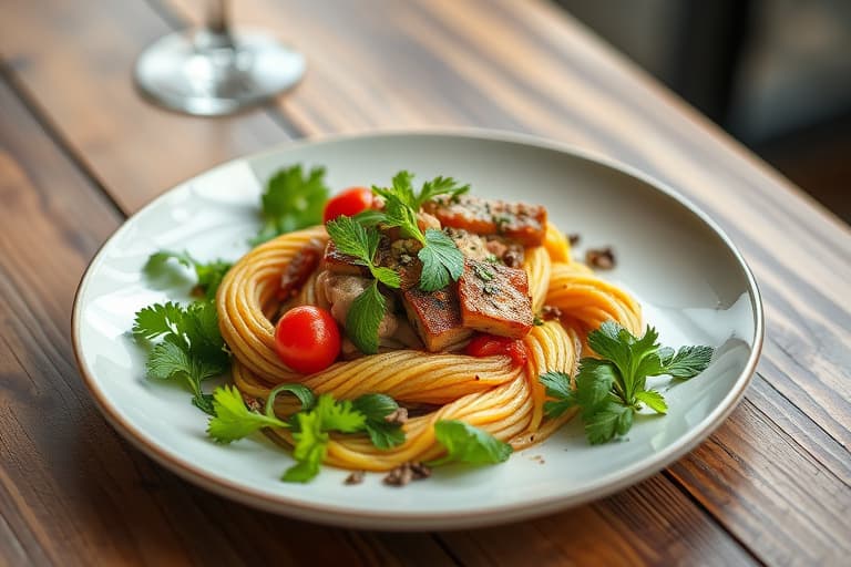 Biff Milanese med vinterkålrot- og kålsalat