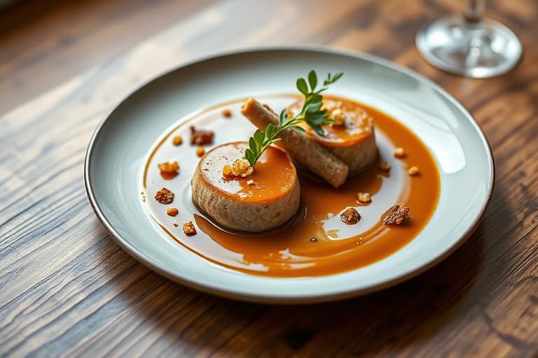 Meksikansk flytende øy med Kahlua-krem og sesam-pumpkin-seed brittle