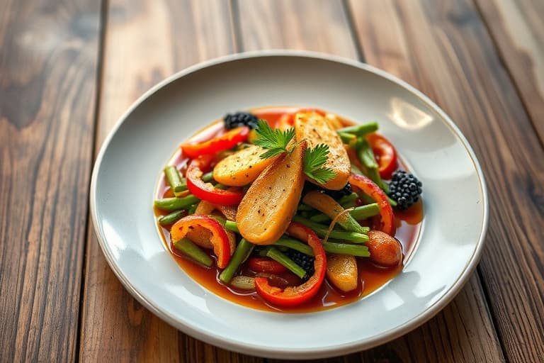 Asiatisk-inspirert snacksblanding