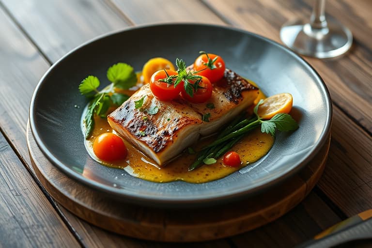 Pancetta-innpakket svinekjøtt med brødsmulerfyll og tomater