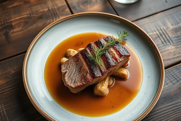 Røkt laks med rømme- og kaperssaus