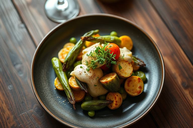 Brusselspirer med marjell og pinjekjerner