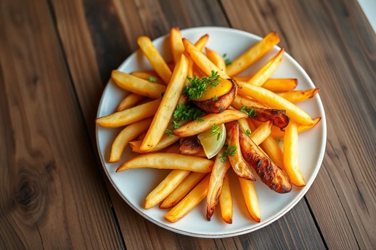 Ovenbakte pommes frites
