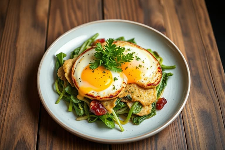 Hardkokte egg Florentine