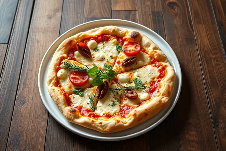 Pizza Bianca med rosmarin og sjøsalt