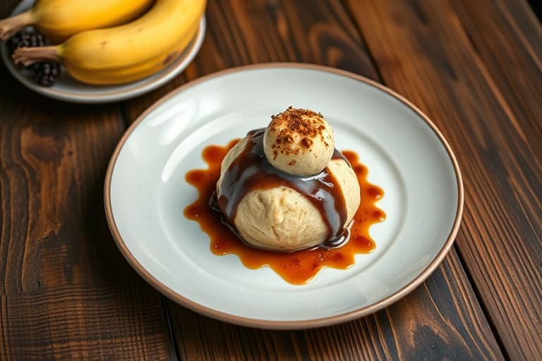 Peanøttsmør, sjokolade og banan FroYo