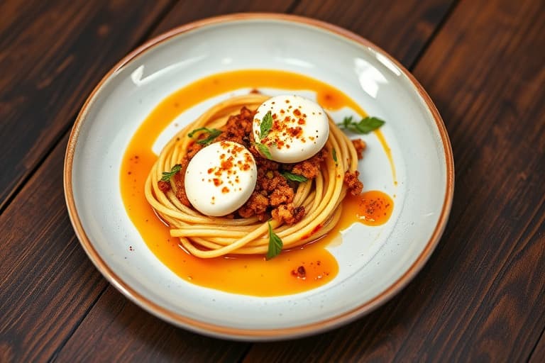 Crostini med fersk mozzarella og ansjosaus