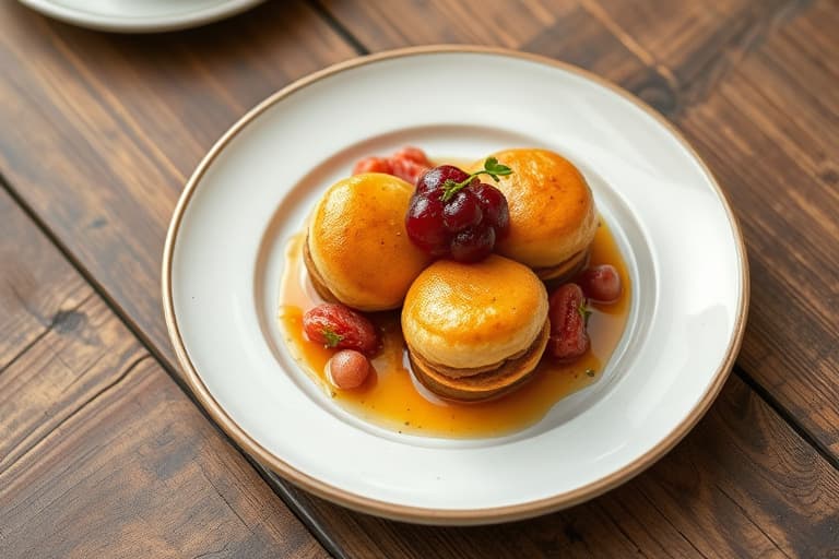 Brased lammelårskiver med rotgrønnsaker