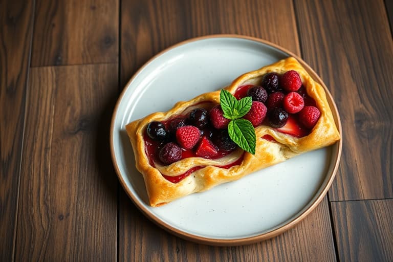 Julekranberry-galette