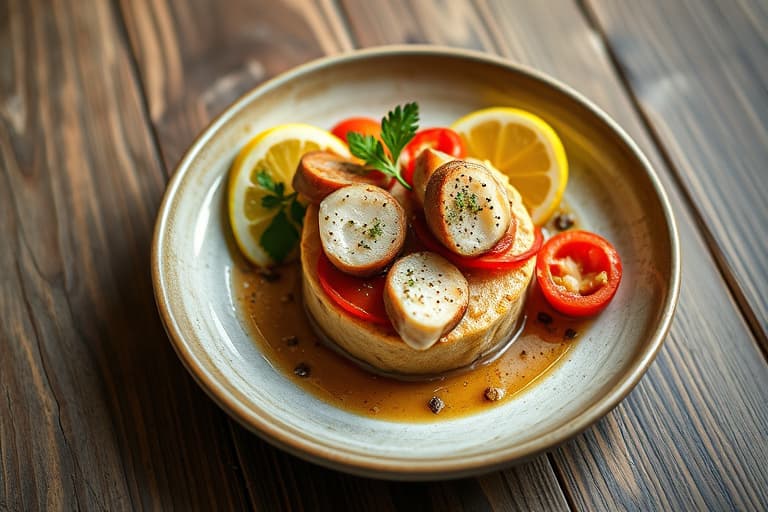 Bite-size hvitløksbrød med ferske urter