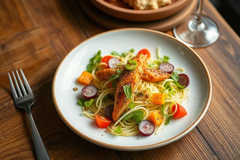 Bibb-salat, persille- og myntasalat