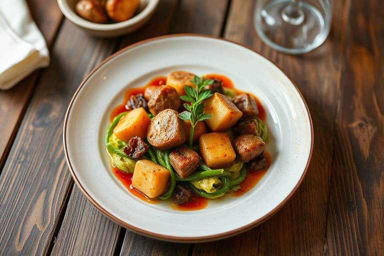 Krydret lammestuing med aprikoser og kardemomme