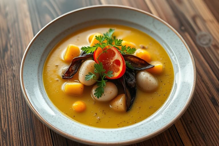 Lemony linse- og koriandersuppe