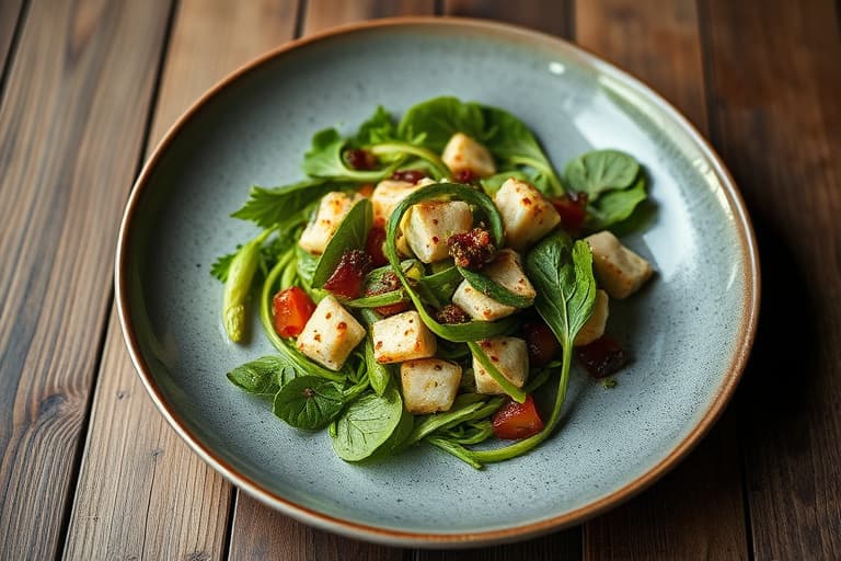 Quinoasalat med asparges og mimosa-vinaigrette