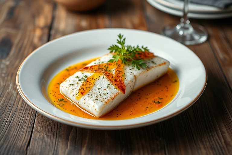 Grillet tunfisk og paprika med kapersvinaigrette