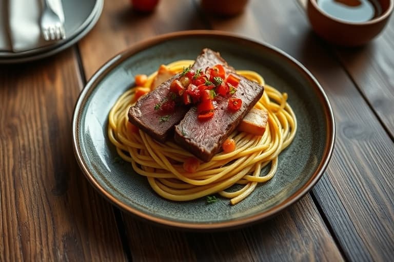 Pølsestappet svineribbe med salvie