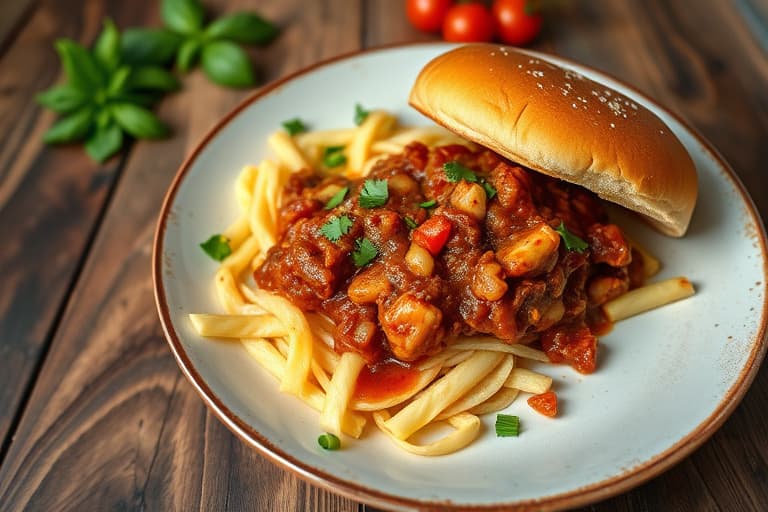 Krydret kalkunsloppy Joes