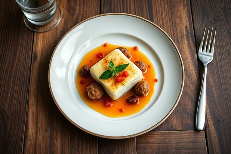 Lammekoteletter med urtedessert av søt løk