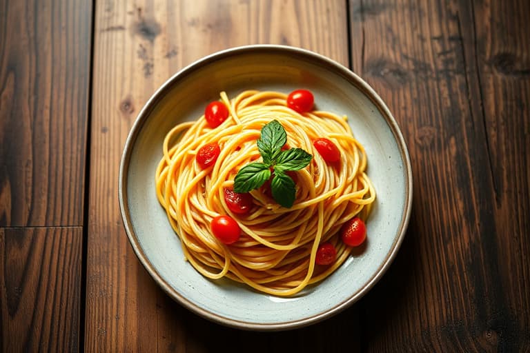 Spaghetti med Sun Gold-tomatsaus