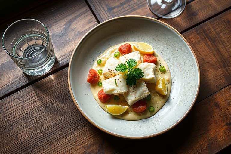 Krydret lime- og urtetofu i salatbladskopper