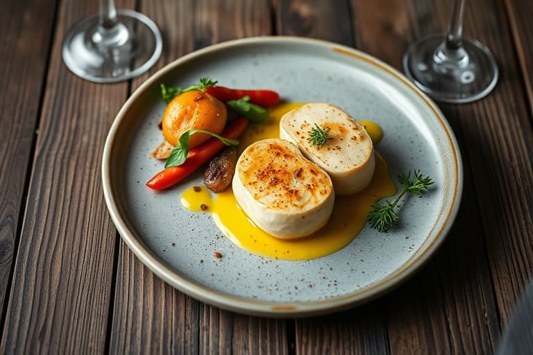 Ingefær- og hoisinsvaktel med glassnudler