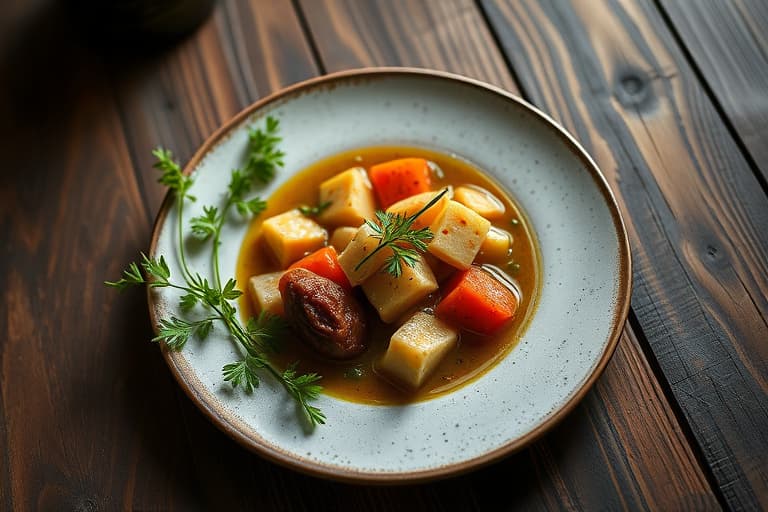 Toscanabønne- og sveitsiskkålssuppe
