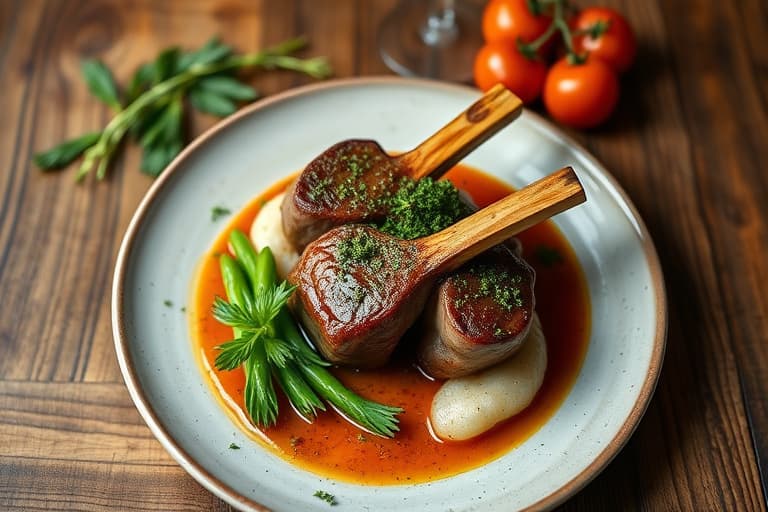Osso Buco med tomater, oliven og gremolata