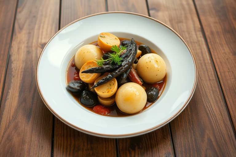 Svartpepperlaks med dill og knuste poteter