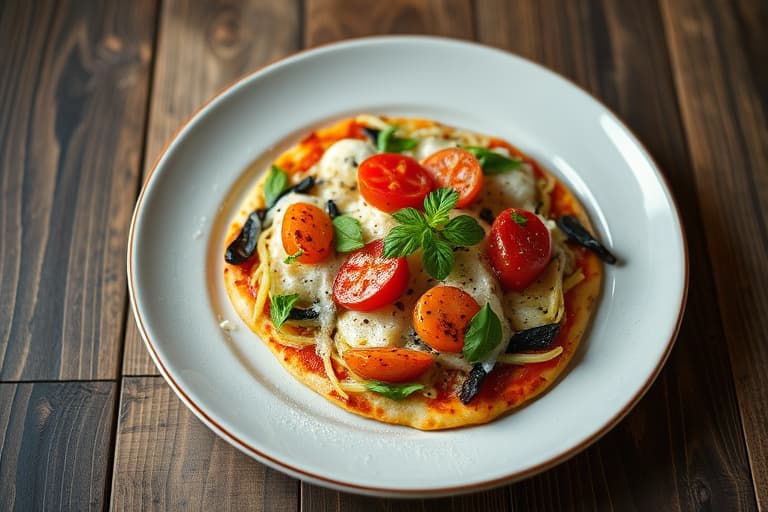 Manchu krydret hvitløkskylling "Pizzettas"