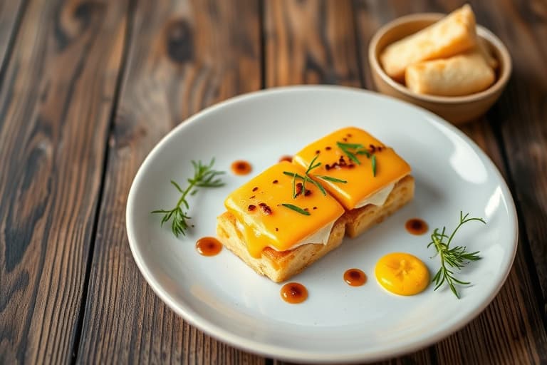 Eplepai med cheddar-krust