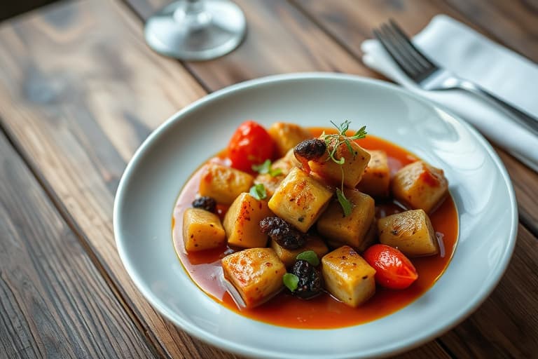 Mosede poteter med kålrot og kulturmelk