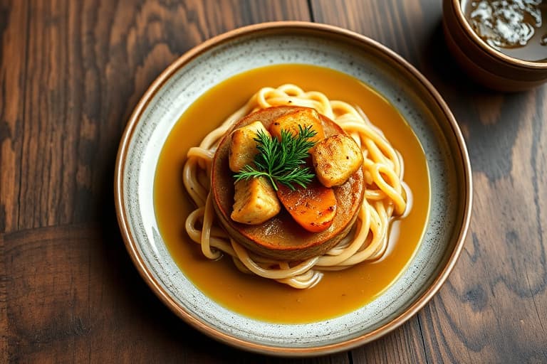 Rotelle med brokkoli og krydret peanøttsaus