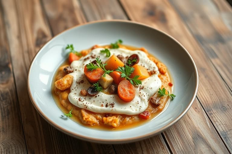 Ranchdip med grønnsaker