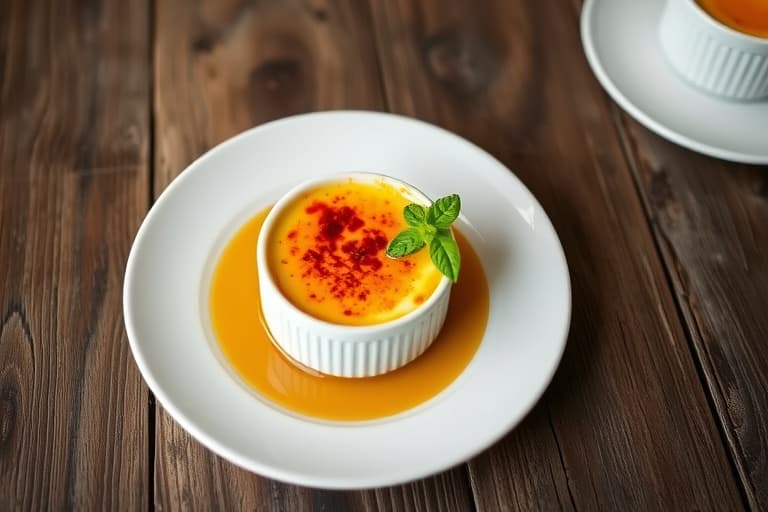 Kaffe-karamell crème brûlée