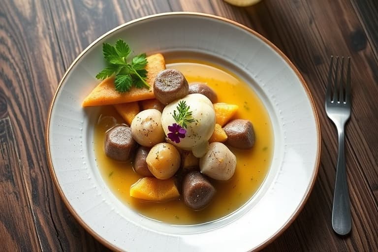 Krydret søtpotet med varm parathabrød