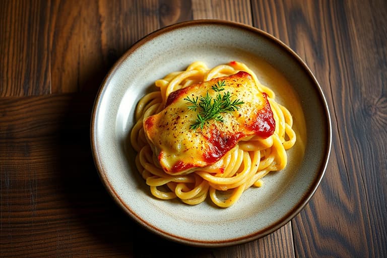 Bakte gratinerte poteter