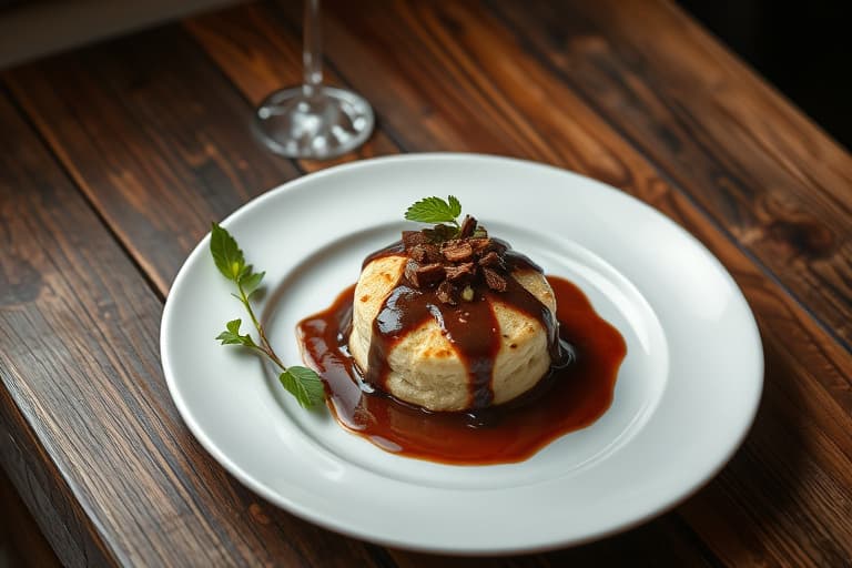 En enkel mikrobølgeovnskake med sjokolade