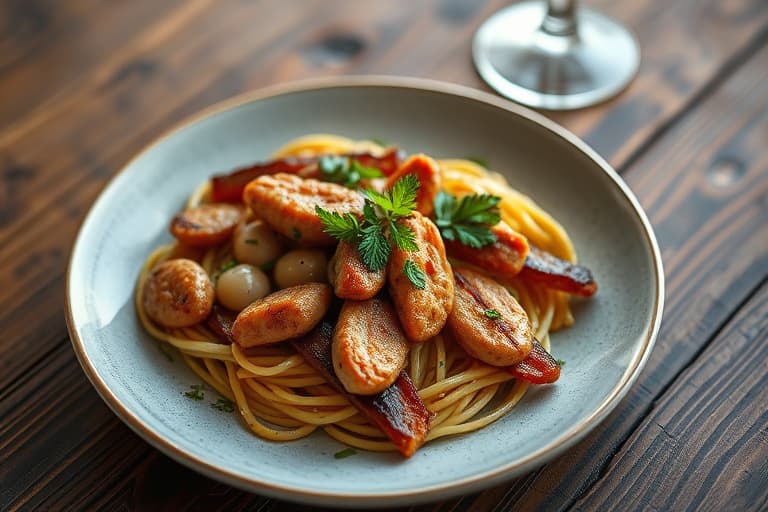 Krydrede italienske svinekoteletter