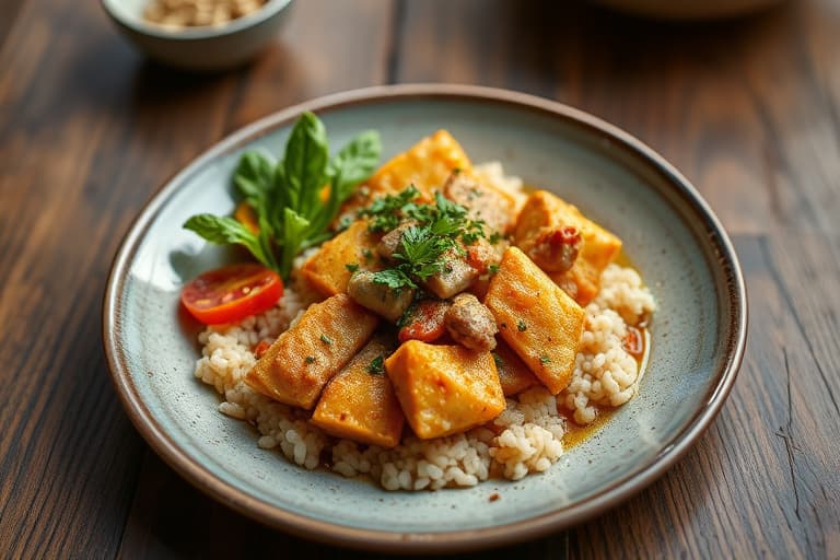 Kokosnøtt-tofu keema